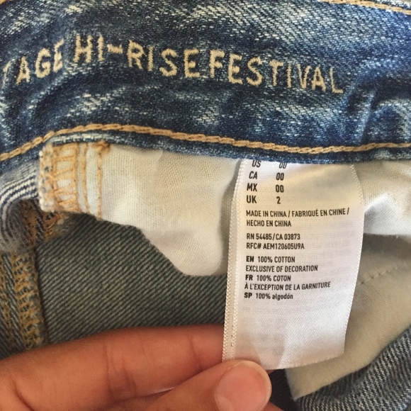 American Eagle Vintage Hi-Rise Shorts - Picture 3 of 3